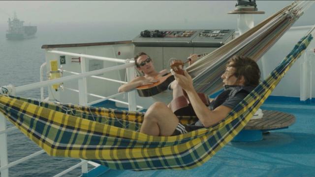 Dos marineros del Fidelio, en el filme