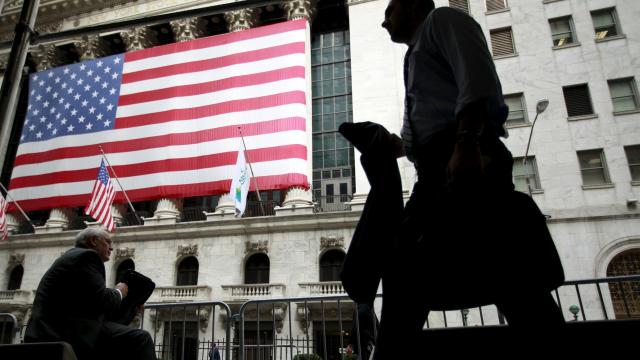 Exterior de la bolsa de Nueva York