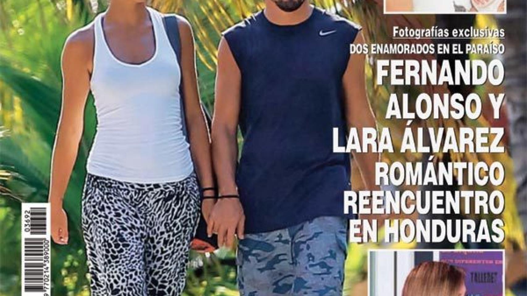 Portada con las imágenes de la visita sorpresa del piloto a Lara en Honduras