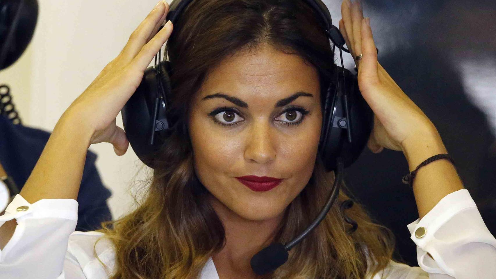 Lara siguió atenta la carrera de su chico