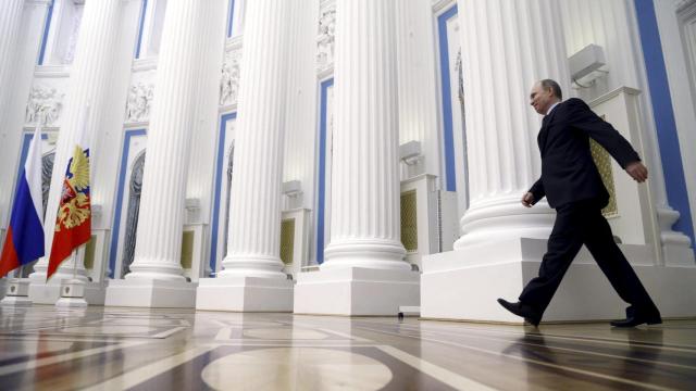 Vladimir Putin, presidente de Rusia, durante un encuentro en Moscú.