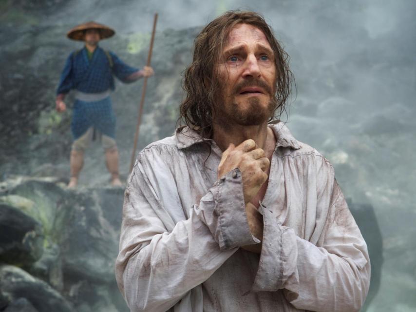 Liam Neeson, como un sacerdote jesuíta del siglo XVII en Silencio