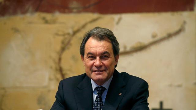 Artur Mas, durante la reunión semana del Govern.