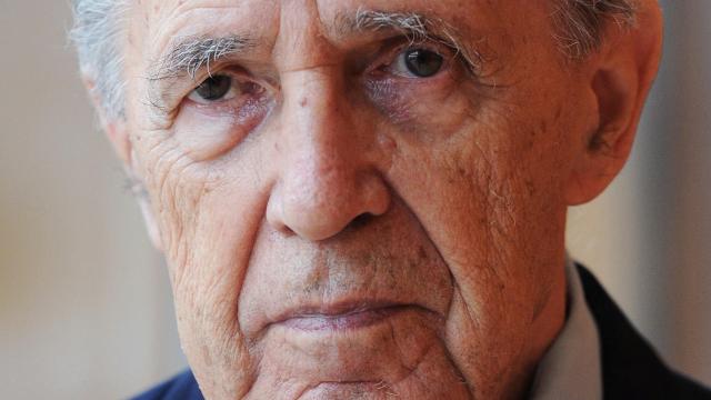 Pierre Boulez en 2011, cuando recibió la medalla de Austria.