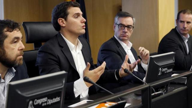Albert Rivera este viernes en el Congreso de los Diputados.