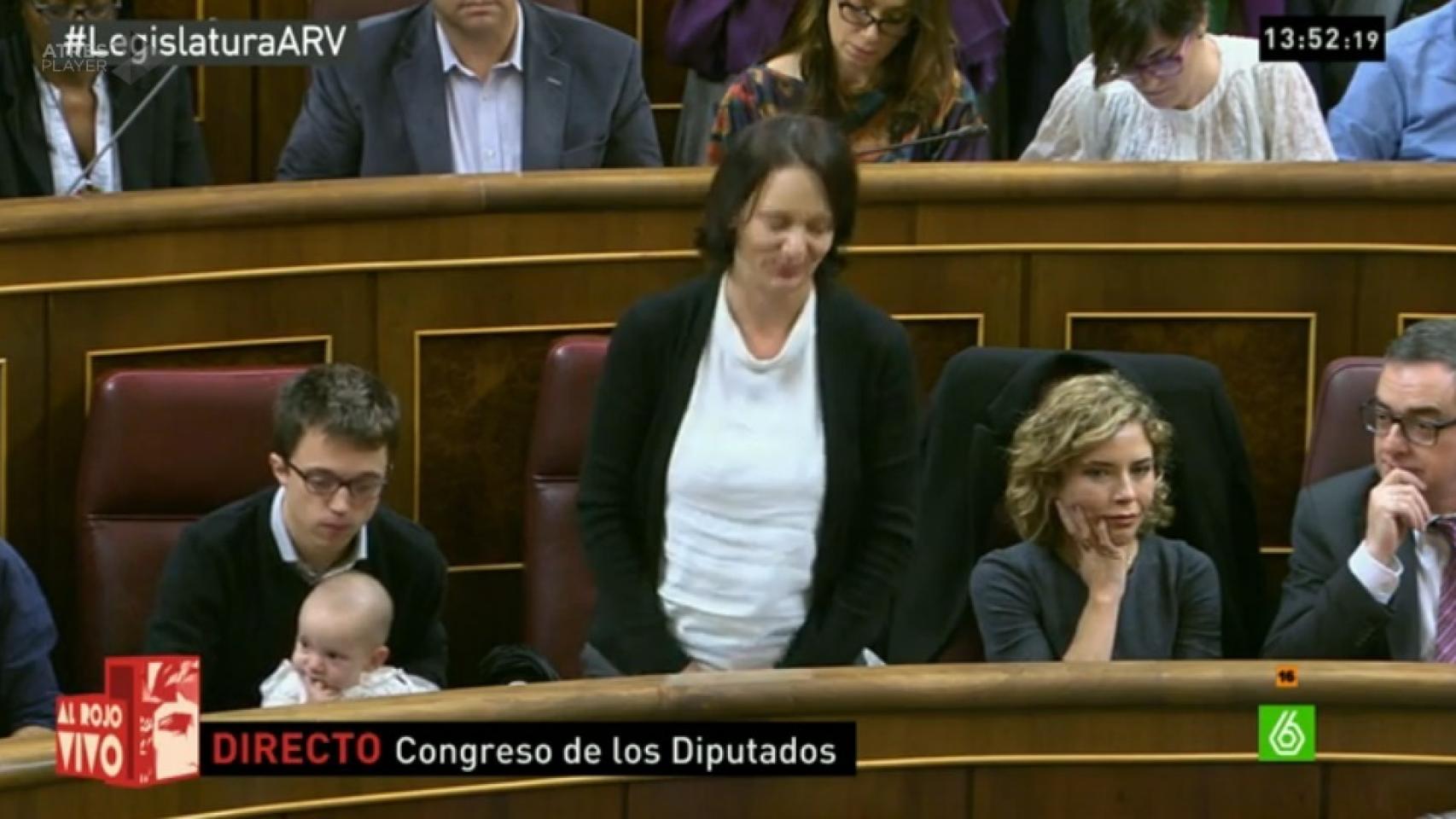 Bescansa promete su cargo.