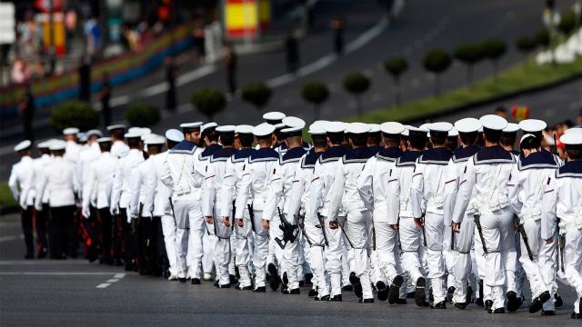 Un grupo de militares, el día de la coronación de Felipe VI en Madrid.