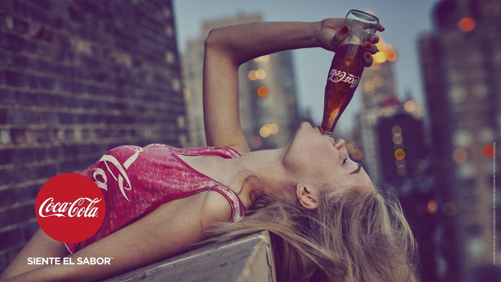 Imagen de la nueva campaña publicitaria de Coca-Cola, uno de los principales anunciantes de España.