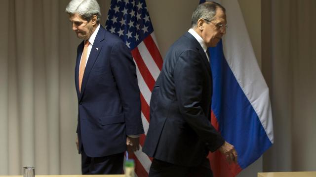 John Kerry (EEUU) y Sergei Lavrov (Rusia) son los principales mediadores.