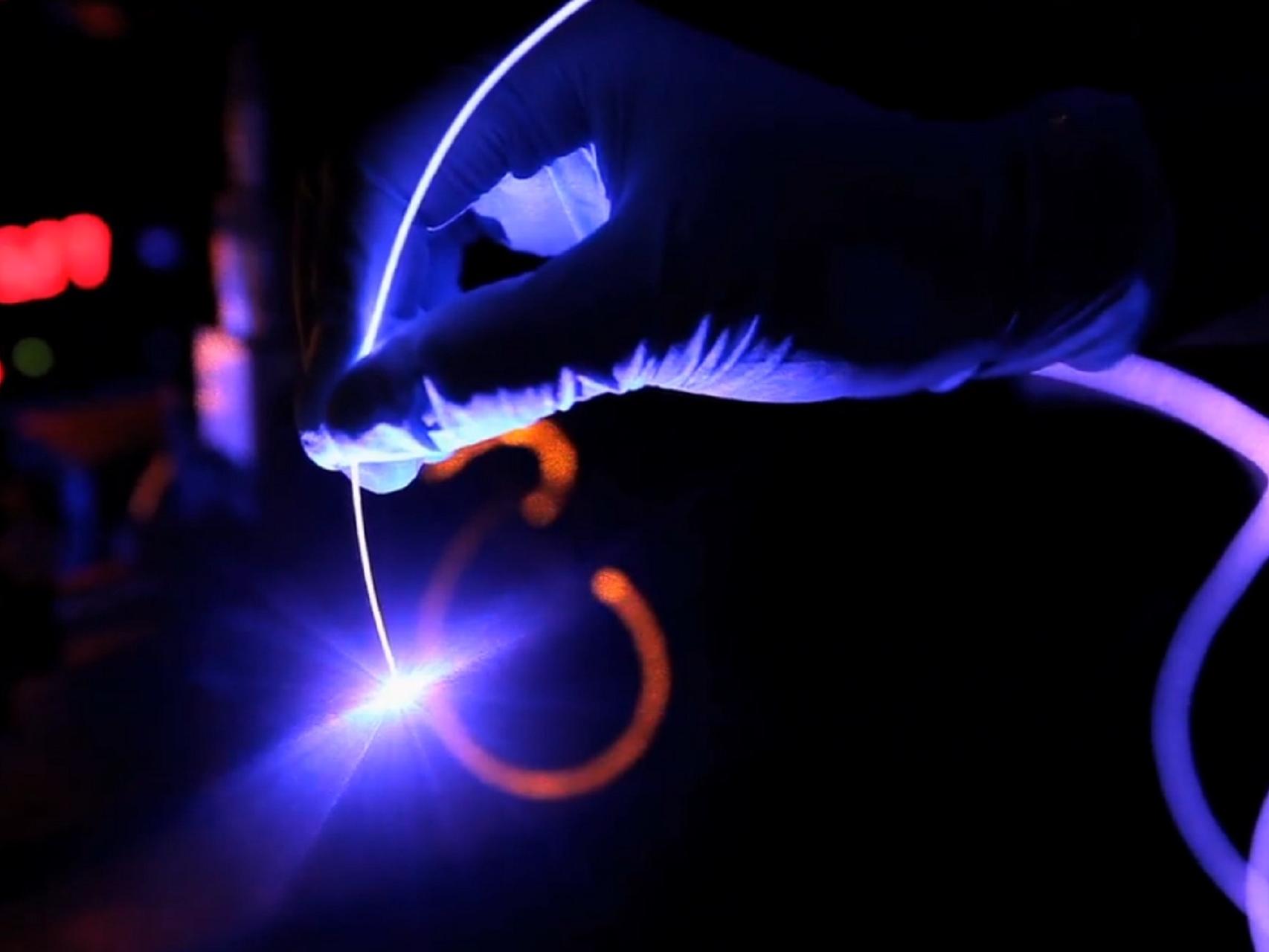 Recreación de un experimento de optogenética en ratones.