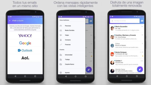 Yahoo Mail: ahora con gestos, búsqueda de archivos y nuevas funciones