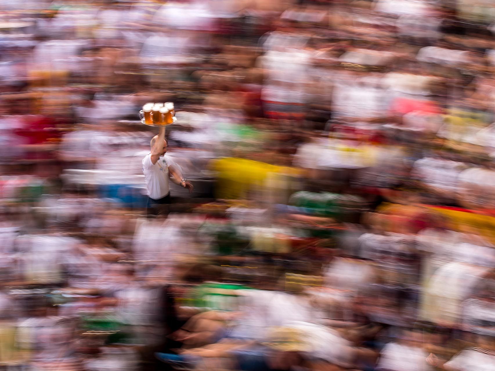 Camarero en Palma de Mallorca.