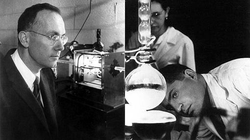 Charles H. Townes y Carl Djerassi, inventores del láser y de la píldora anticonceptiva, respectivamente.