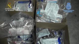 Desmantelada una red que elaboraba medicamentos y anabolizantes
