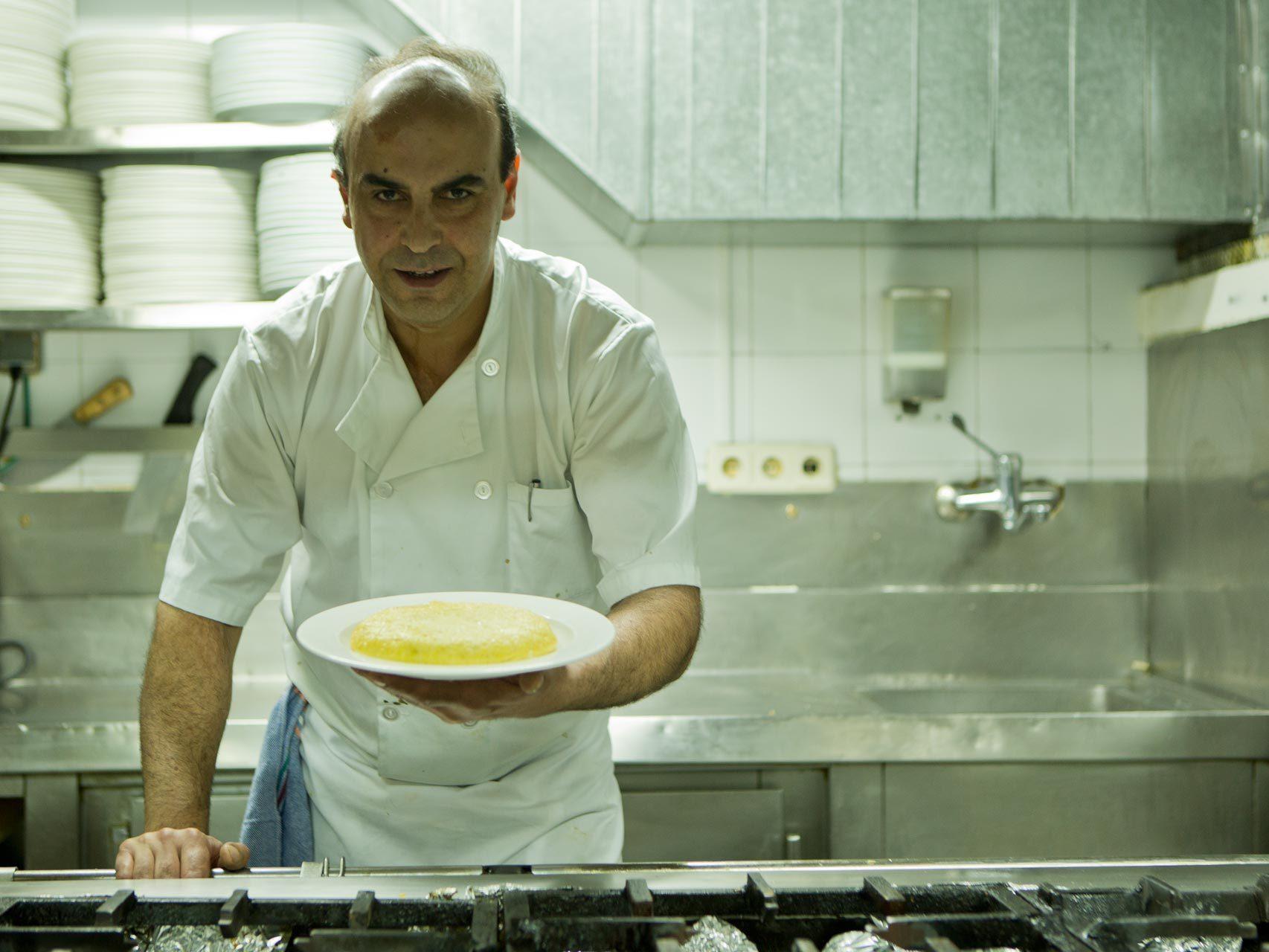 José Luis Vicente, jefe de cocina de La Ancha Príncipe de Vergara.