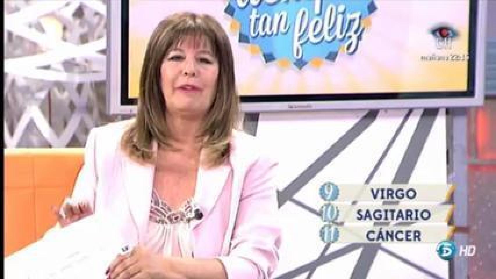 Esperanza Gracia, en uno de sus programas