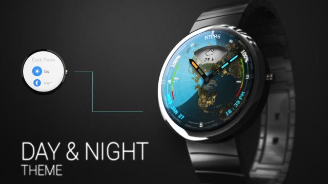 Atlas, la espectacular watchface que te muestra el ciclo del día y la noche