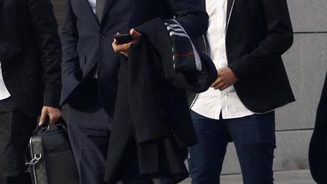 Llegada de Neymar a la Audiencia Nacional