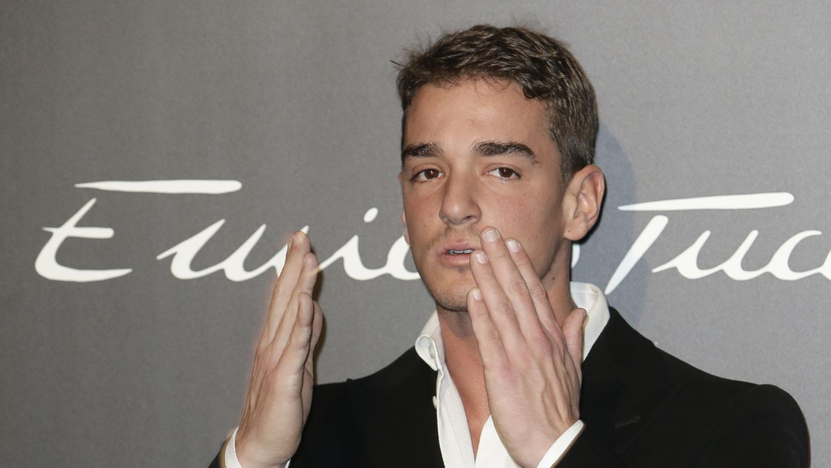 Clemente Lequio en el desfile de Emidio Tucci en el MFShow de Madrid