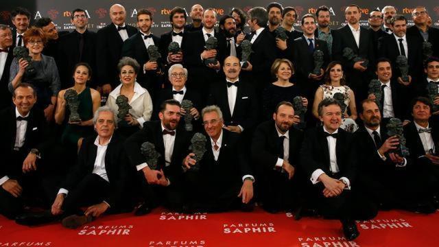 Fotografía de todos los ganadores de la gala