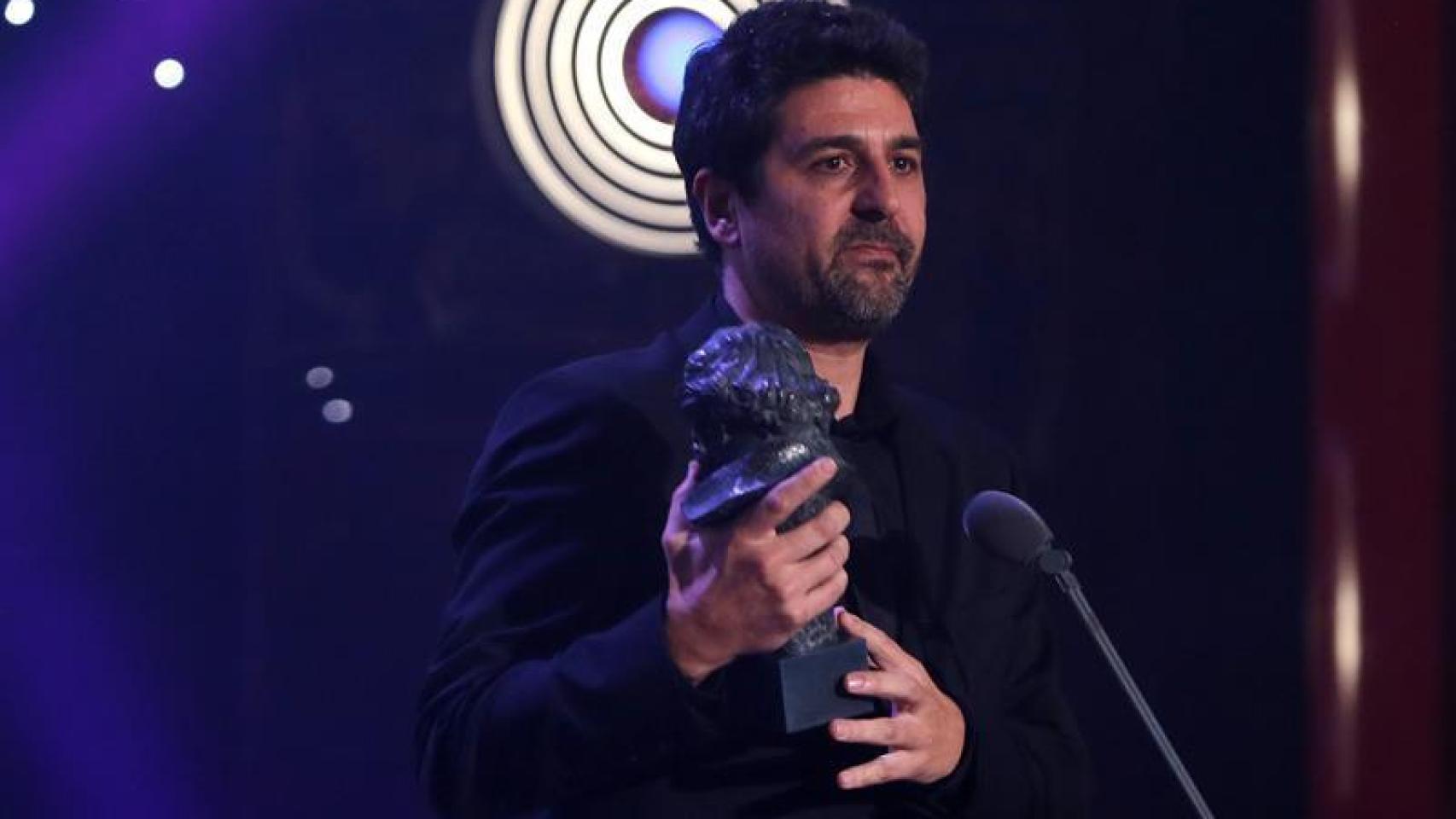 Cesc Gay recogiendo su Goya