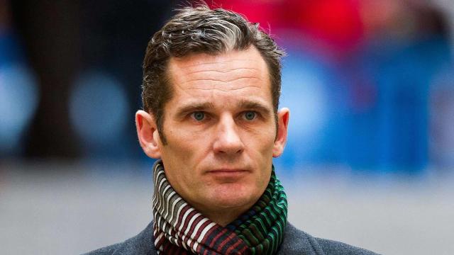 Urdangarin en los juzgados de Palma.