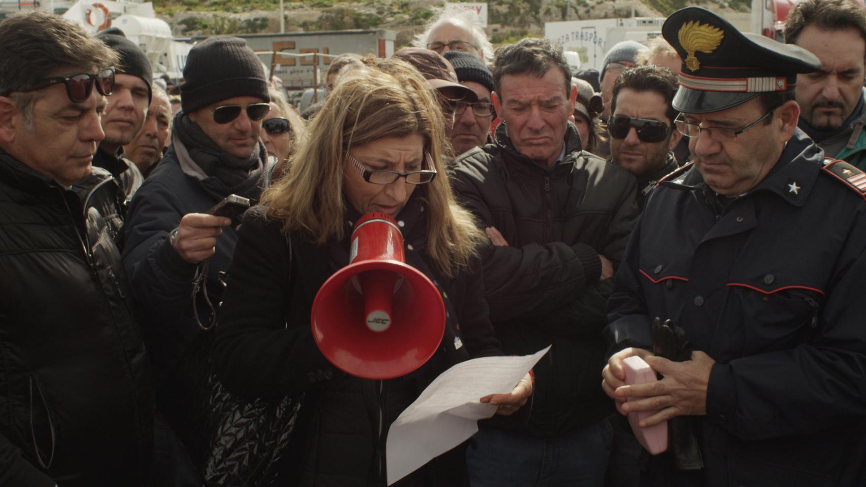 Fotograma del documental Lampedusa in winter