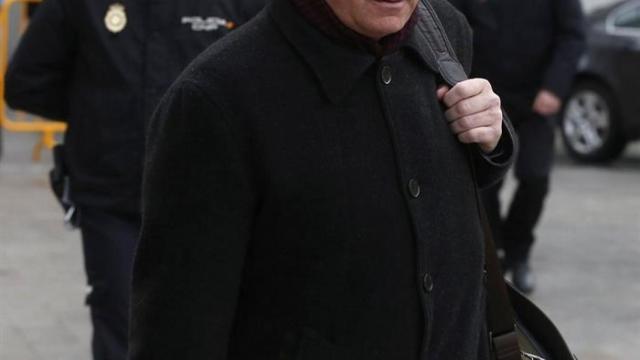 Jordi Pujol Ferrusola a su llegada esta mañana a la Audiencia Nacional.