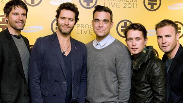 Imagen de archivo del grupo Take That.