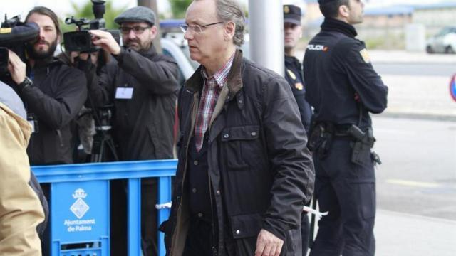 Marco Antonio Tejeiro, a su llegada a la Escuela Balear de la Administración Pública.