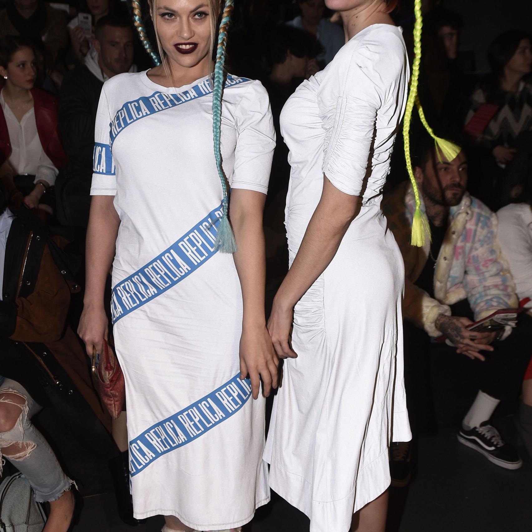 Daniela Blume y María Forqué en la pasarela Cibeles
