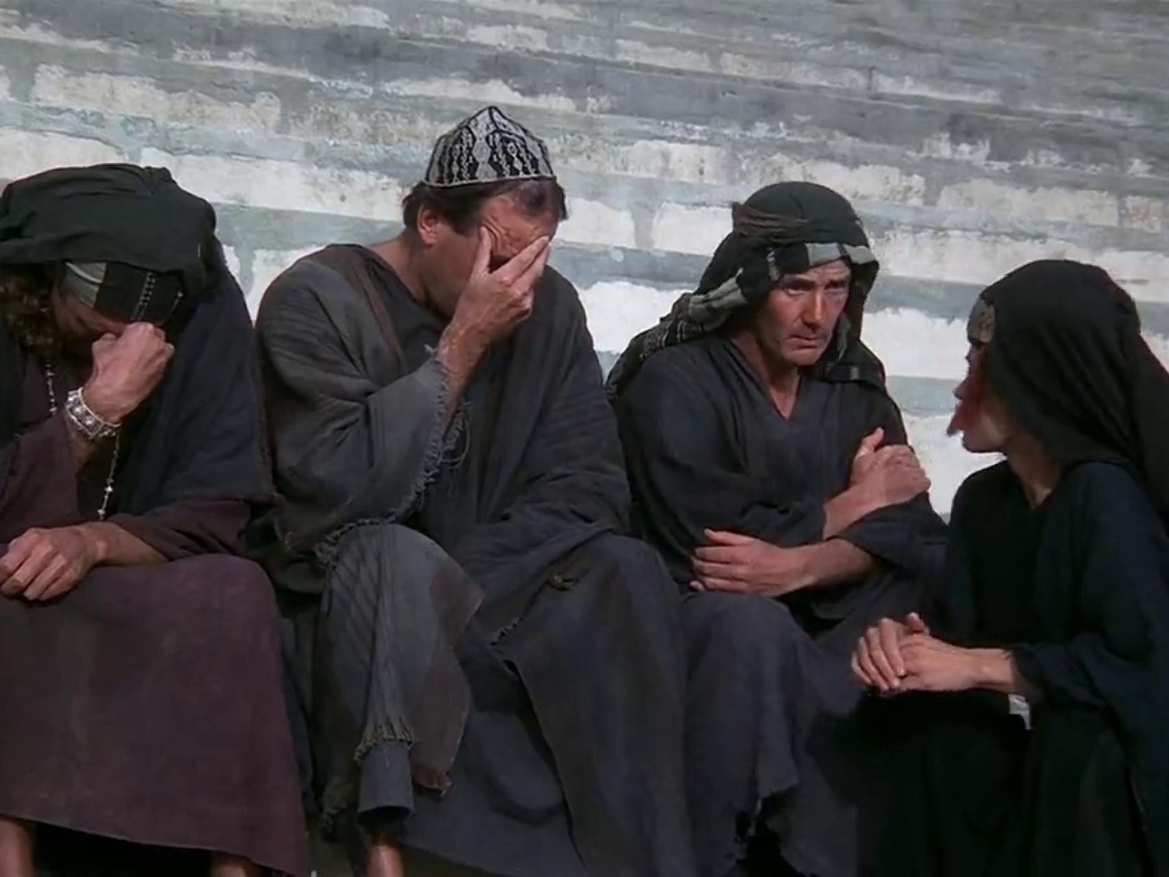 Una escena de la película La vida de Brian (1979).