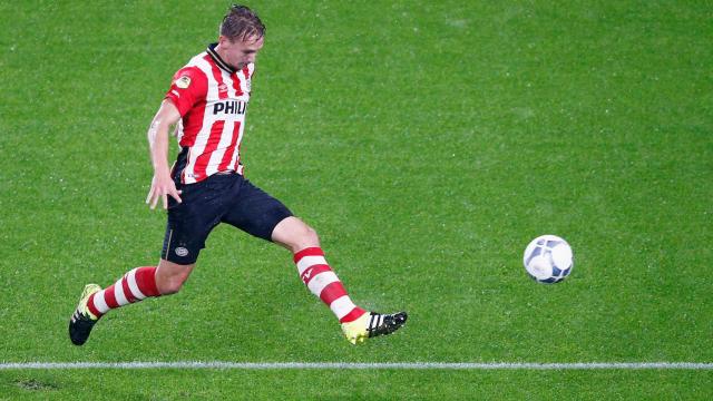 Luuk De Jong en un partido, septiembre de 2015.