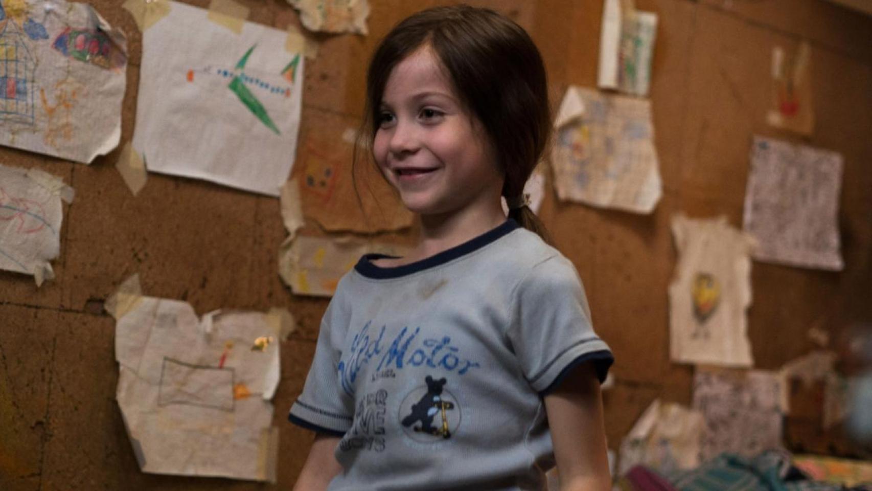 Jacob Tremblay en un fotograma de La habitación