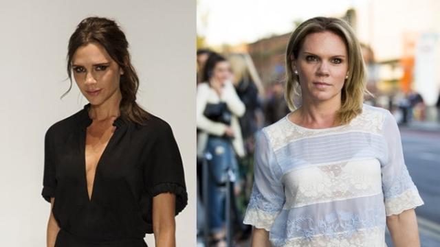 Victoria Beckham y su hermana Louise Adams