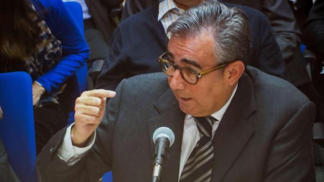 Diego Torres en un momento de su declaración en el juicio Nóos