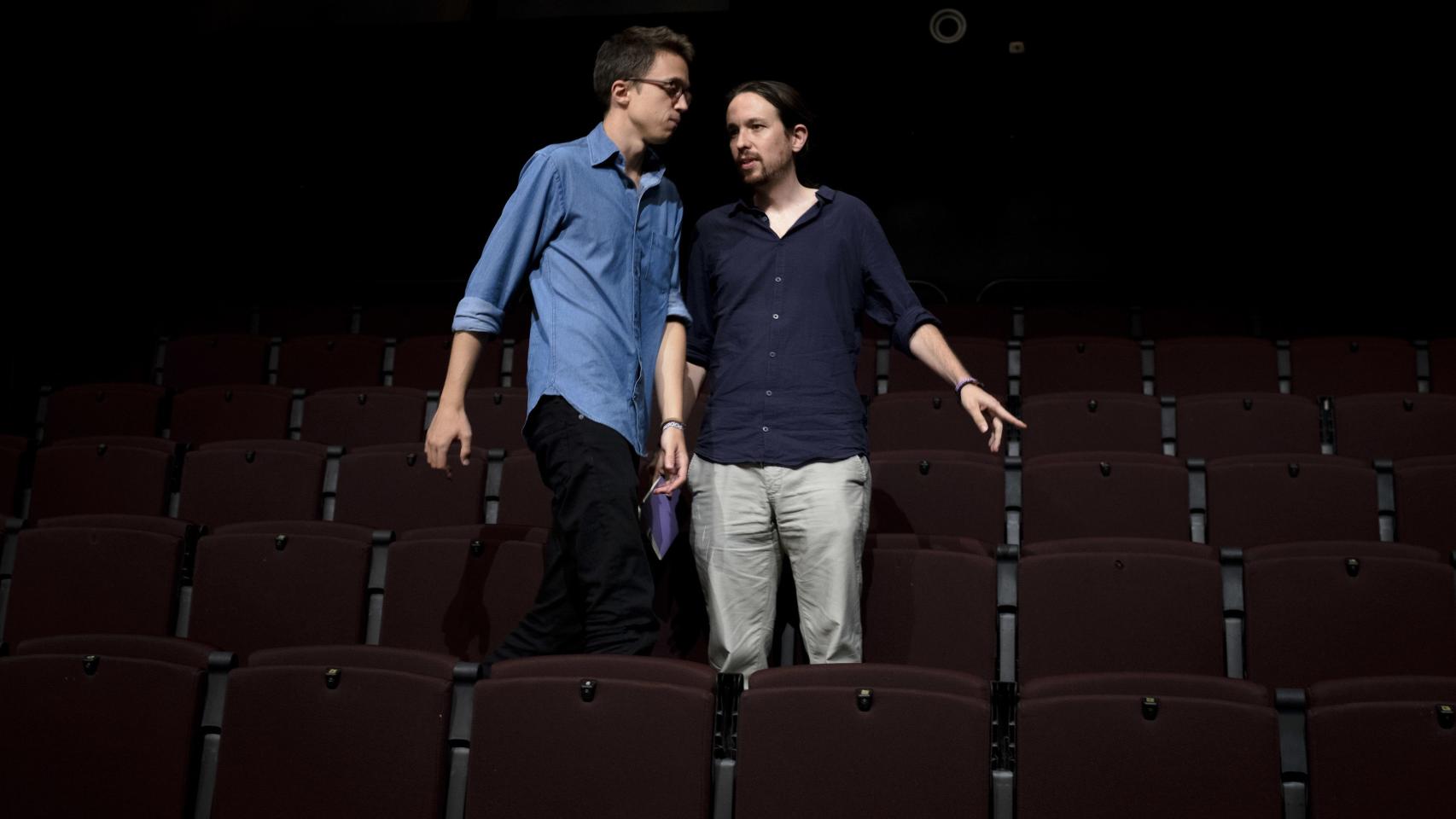 Pablo Iglesias e Íñigo Errejón cuando juntos dirigían la estrategia de Podemos.