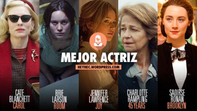 Las nominadas al óscar a mejor actriz