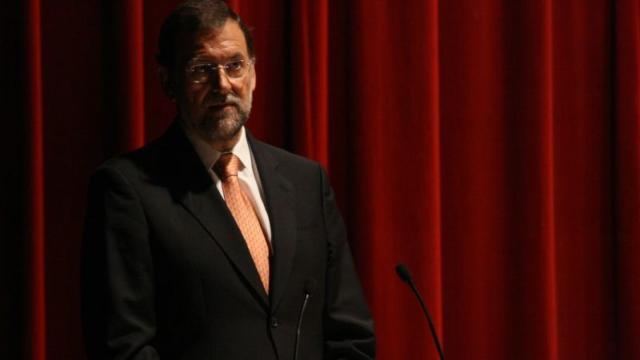 Mariano Rajoy durante una conferencia