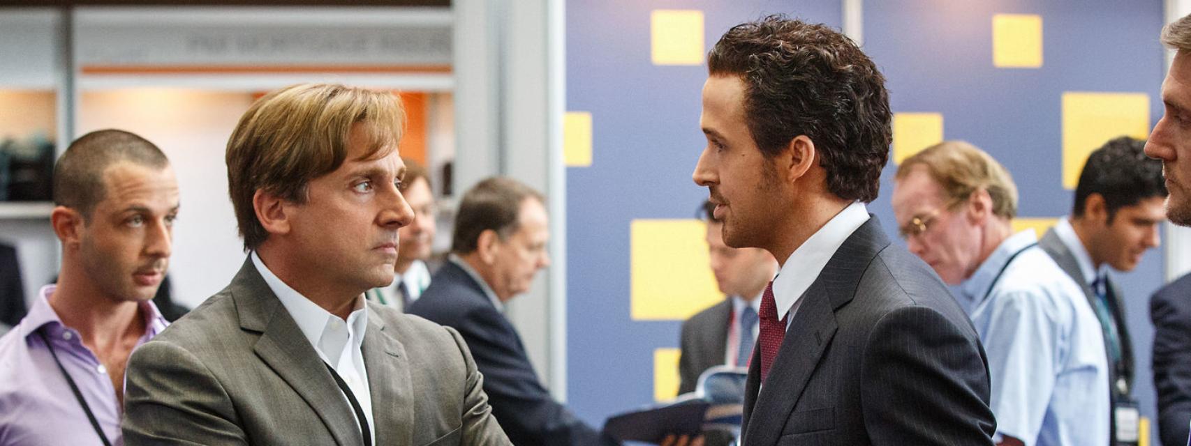 Steve Carrell y Ryan Gosling.