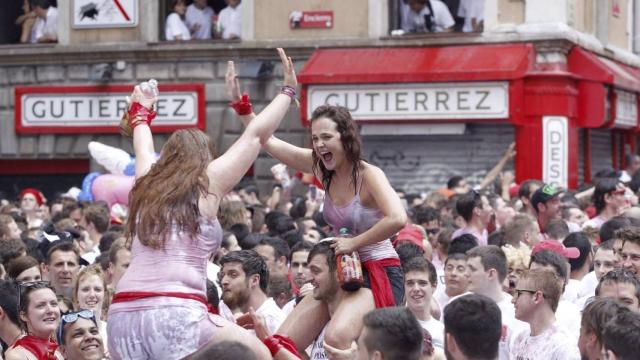 Imagen del Chupinazo durante los pasados Sanfermines.