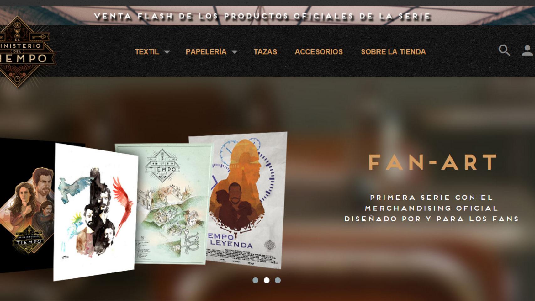 'El Ministerio del Tiempo' lanza su primera tienda de merchandising oficial