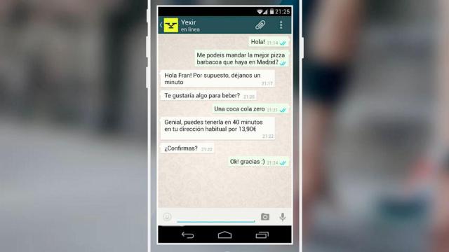 Yexir: consigue lo que quieras con un sólo WhatsApp
