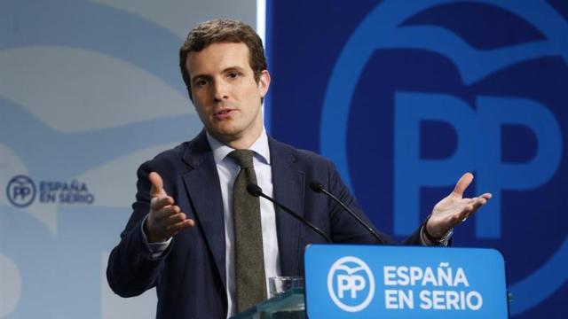 El vicesecretario de Comunicación del PP, Pablo Casado.