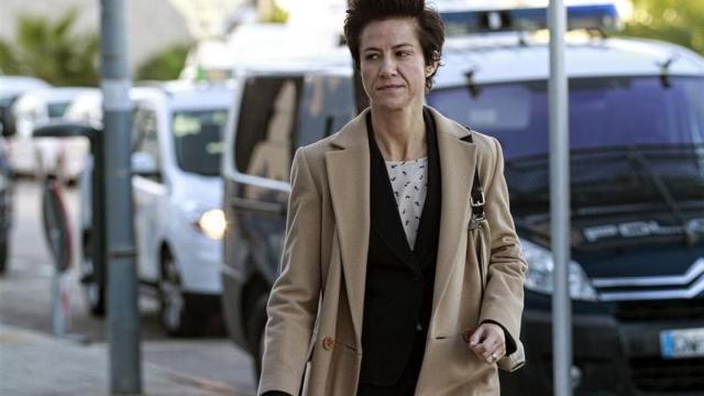 Dulce Linares, exjefa de gabinete del expresidente de Baleares Jaume Matas, a su llegada al juicio.