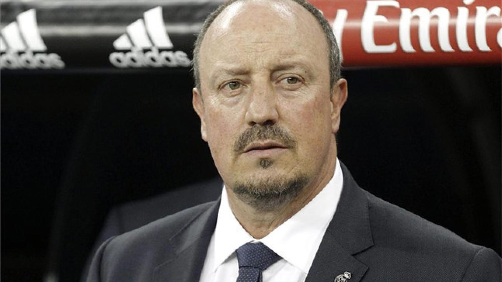 Rafa Benítez en su etapa como entrenador del Real Madrid