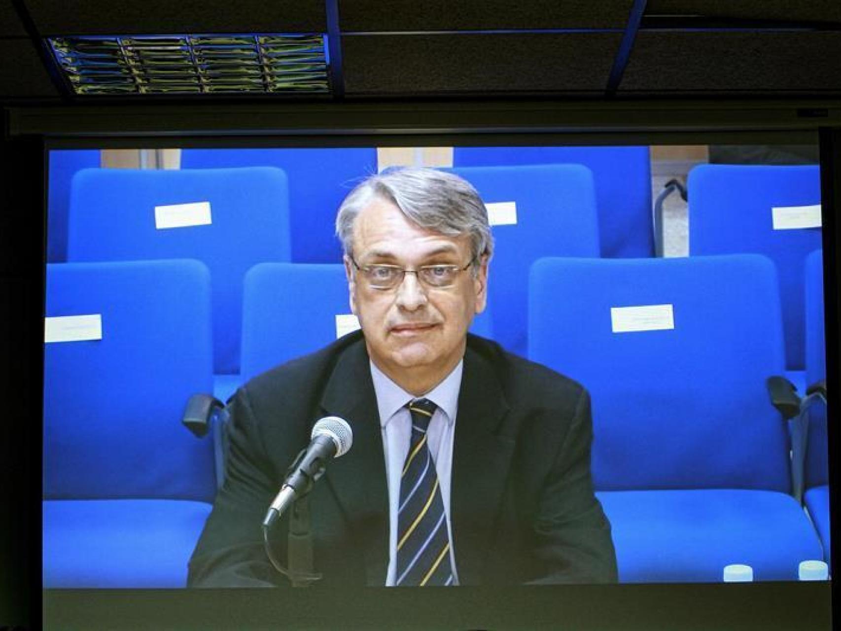 Tejeiro durante su declaración este jueves