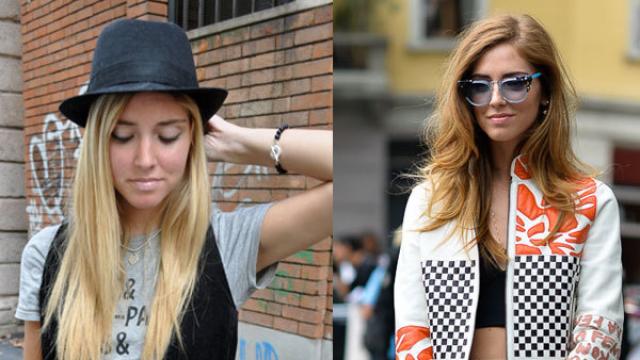 Antes y después de la bloguera Chiara Ferragni