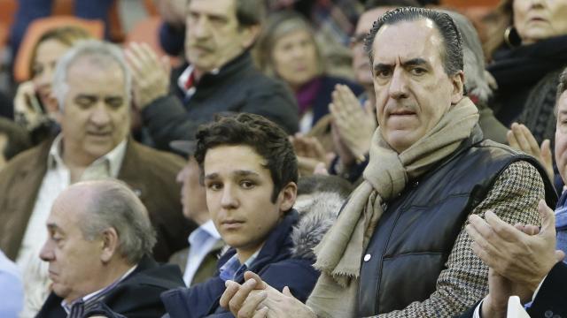 Jaime de Marichalar con su hijo, Felipe Juan Froilán, en Illescas (Toledo)