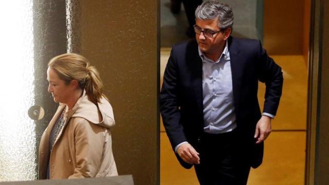 Los concejales del PP del Ayuntamiento de Valencia, Lourdes Bernal y Cristobal Grau.